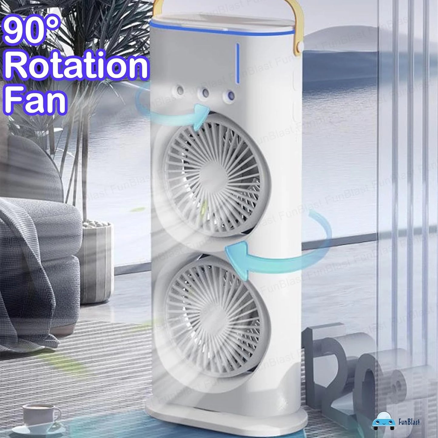 Dynamic Mini Evaporate Air Cooler with 7 Colors LED Light ( Mini Cooler )