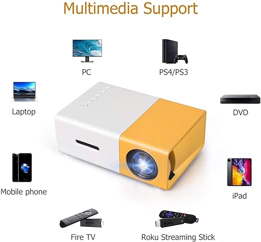 Portable Mini Home Theater LED Projector