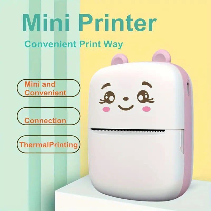 Mini Portable Thermal Printer Wireless Bluetooth Printer