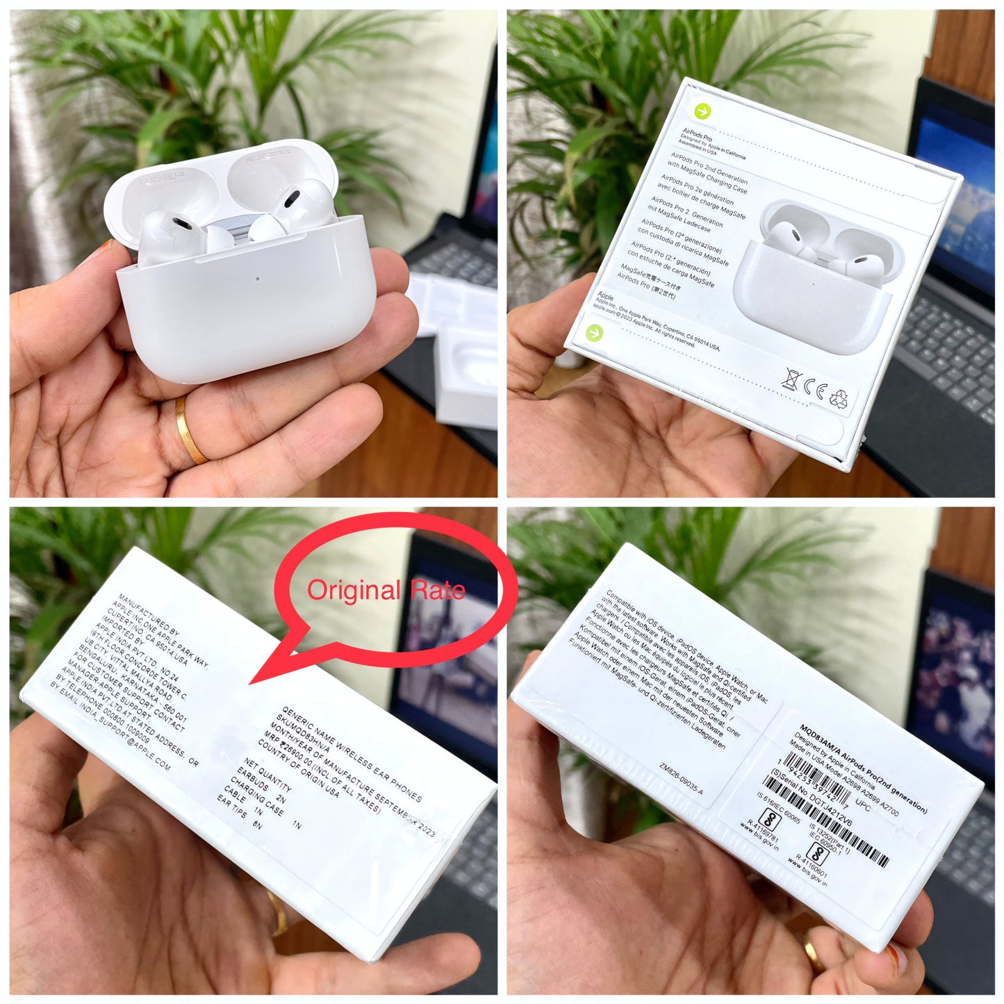 AirPods Pro 2nd Generation – Premium USA Imported Master copy